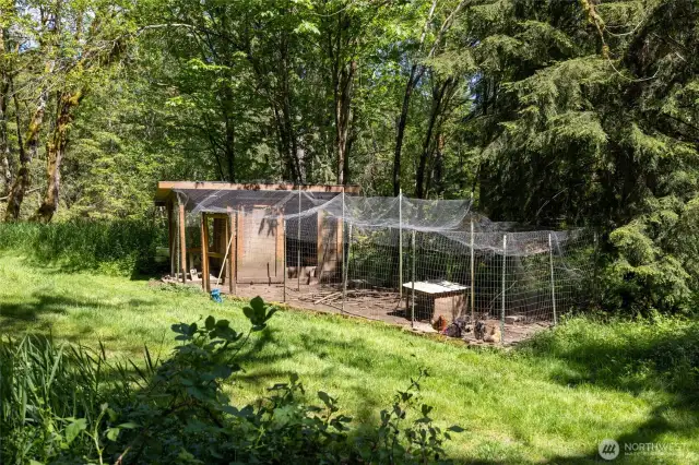 Chicken coop with run
