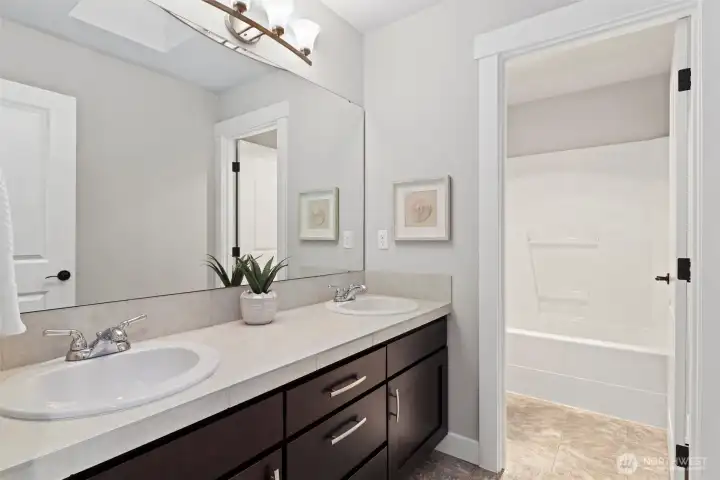 Upstairs laundry room