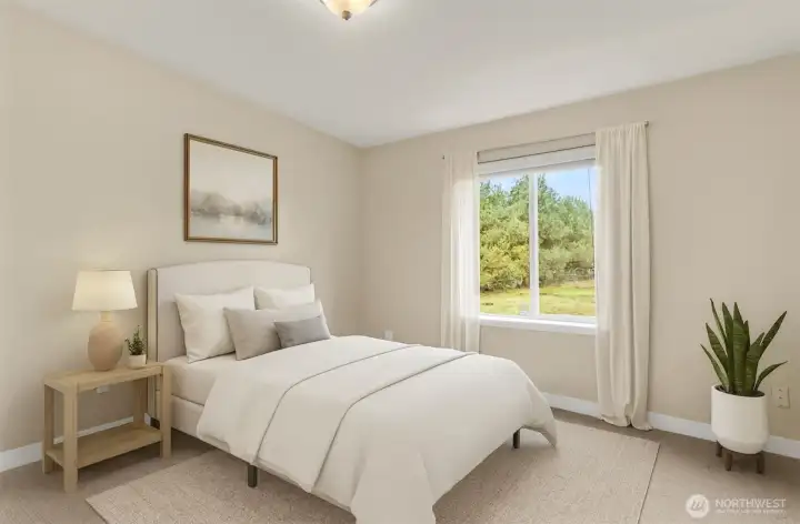 bedroom #2 *virtually staged*