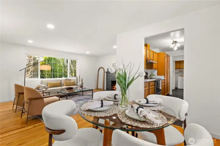 Dining to living space 1