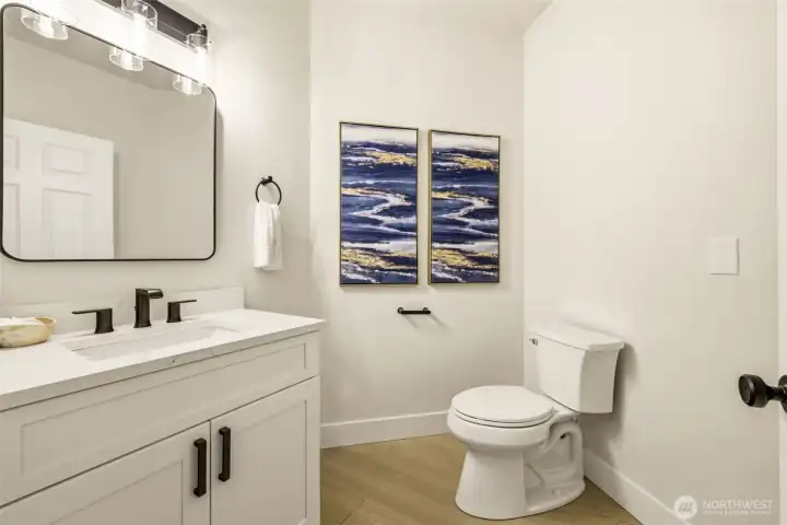 Powder room.