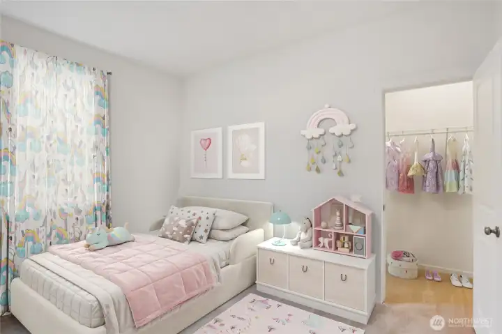 Downstairs bedroom.   Pictures are for representational purposes only, colors and features may vary.