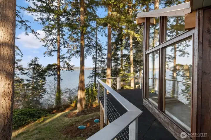 Main level wraparound Deck