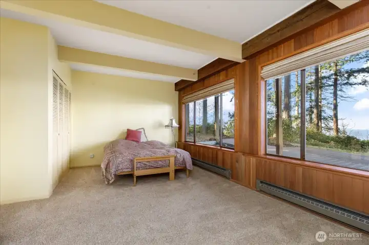 Lower Level Bedroom with views