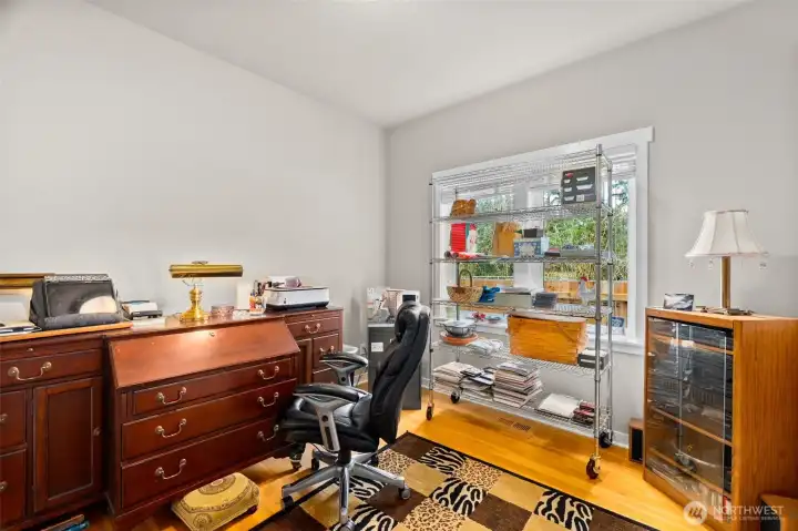 You won't have to sacrifice your office space for a bedroom here. Work from home, or create a perfect studio.