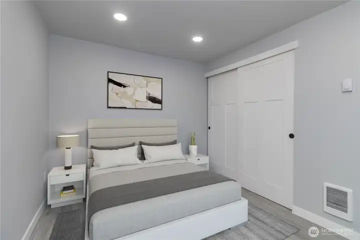 Staged Bedroom 1