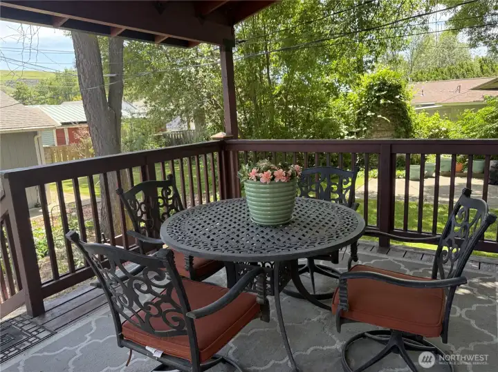 Enjoy the backyard  view