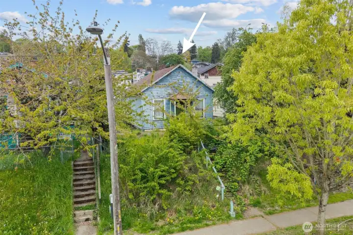 Street side view from 25th Ave SW