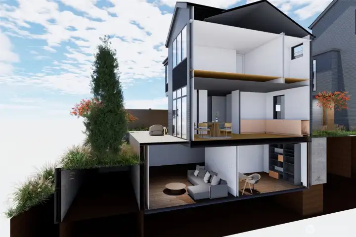 Lower Level Living Space