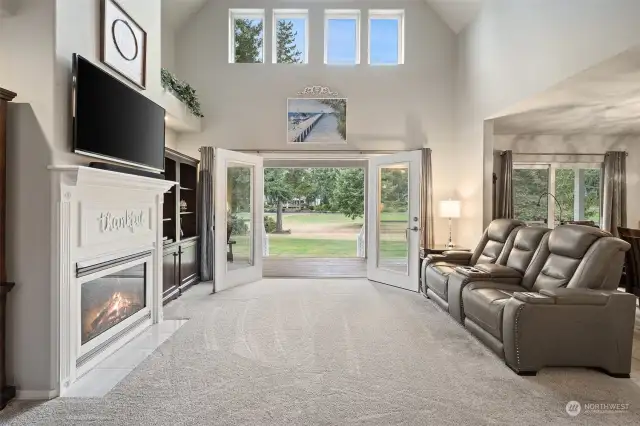 Gorgeous, unobstructed views from the minute you walk through the front door!