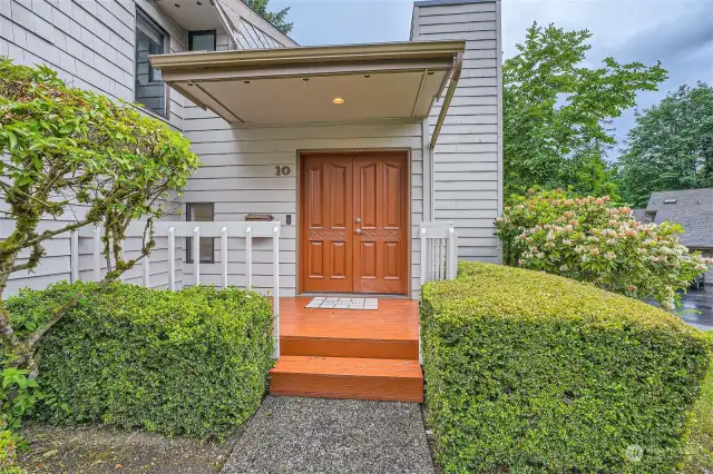 Welcoming entry with great curb appeal