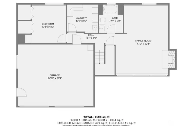 Floor Plan- Downstairs