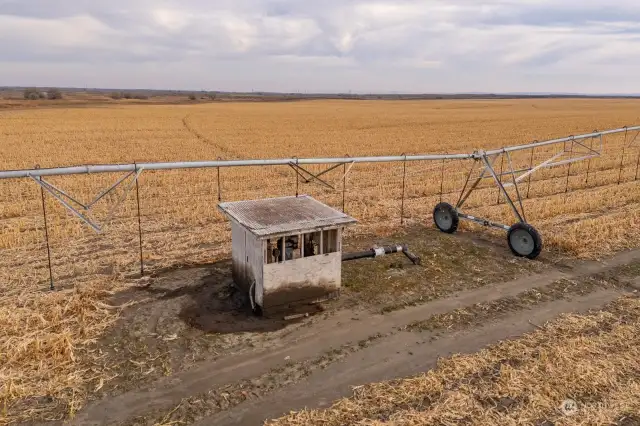 Well at north end of property