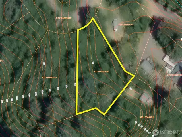 Approximate boundaries in yellow.