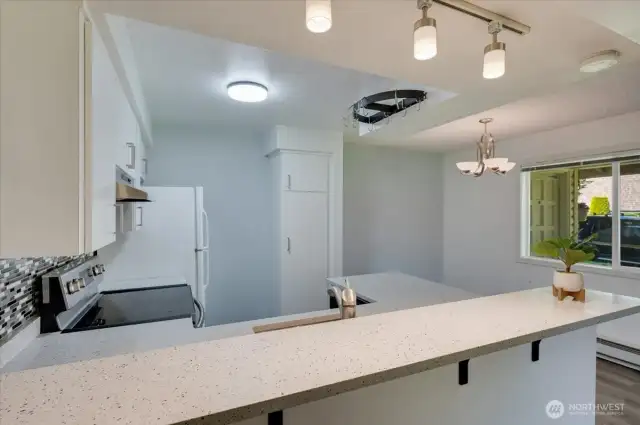 Solid Quartz Countertops!