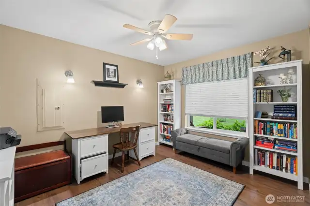 Front room is great living, office or play space!