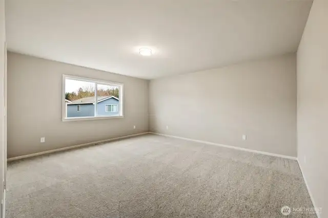 Primary Bedroom-Interior Pictures: Disclaimer- Photos are of another Finley floor plan from a previous community, photos are for illustrative purposes only. Finishes, flooring, upgrades, or other features may vary.