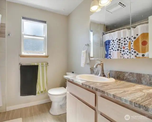 Full Guest bathroom and fully updated too.