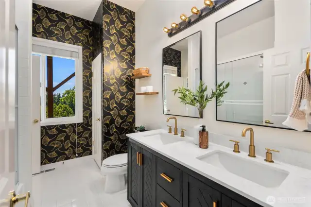 Lower level bathroom