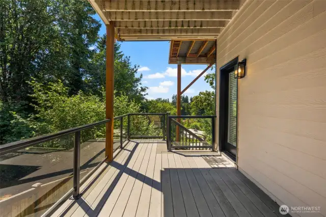 Lower level deck