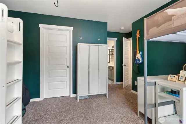 One of two guest bedrooms.