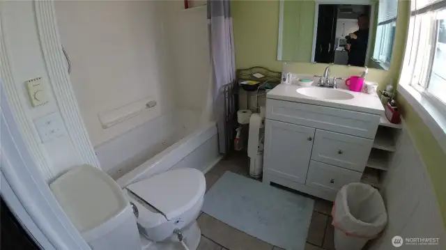 Main full bath with heated floor