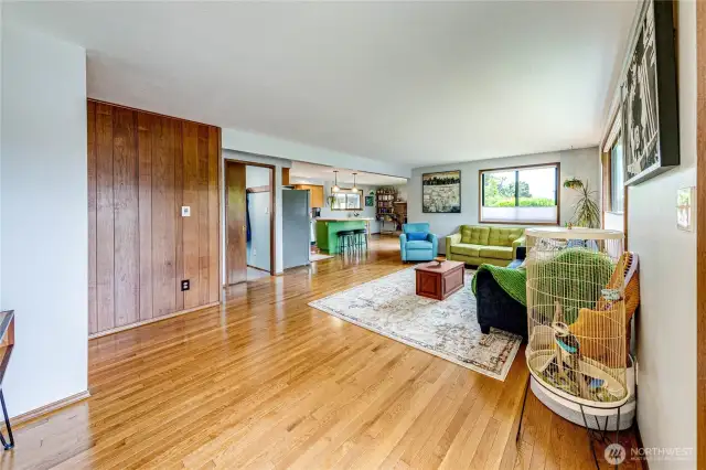 Living Room View from Front Entry