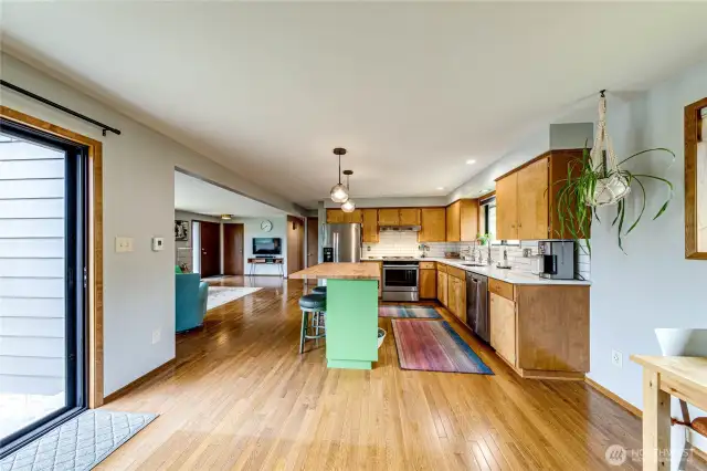 Kitchen View from Bonus Room