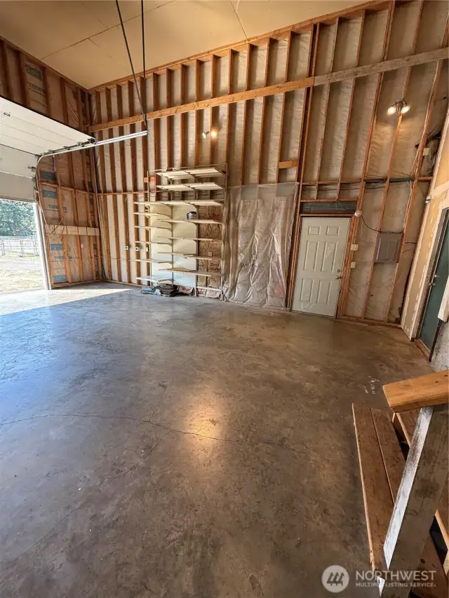 Side door to covered patio