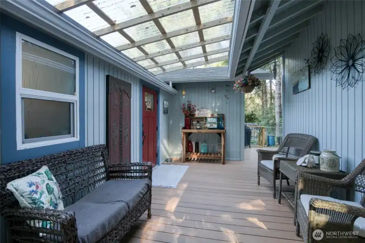 Covered Back Porch