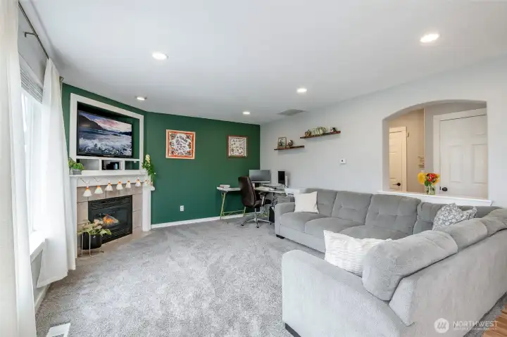 Custom built-in shelving