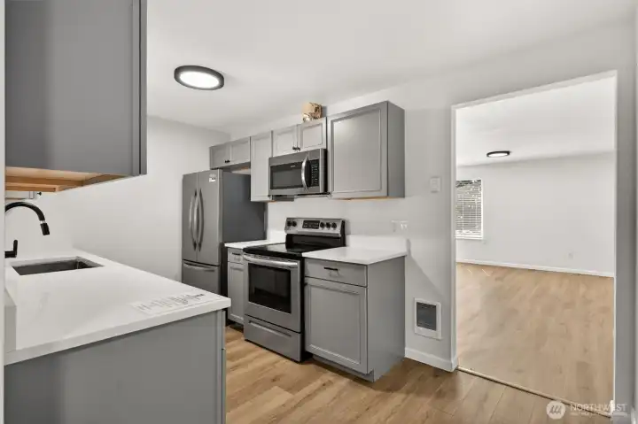 Interior photos of Unit A, available to tour today!