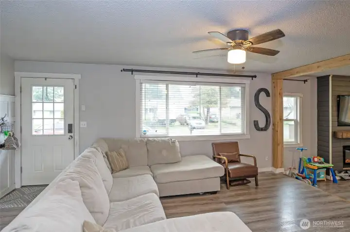 Enter into living room