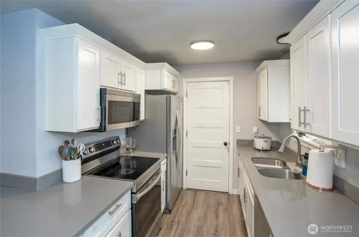 Kitchen with lots of cabinet space