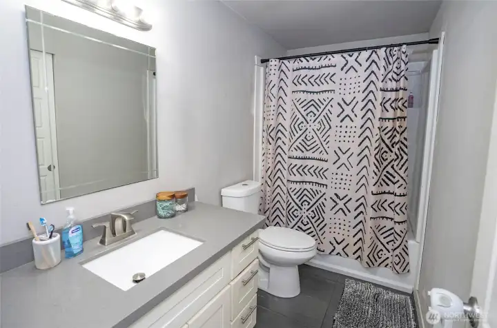 Full sized bathroom