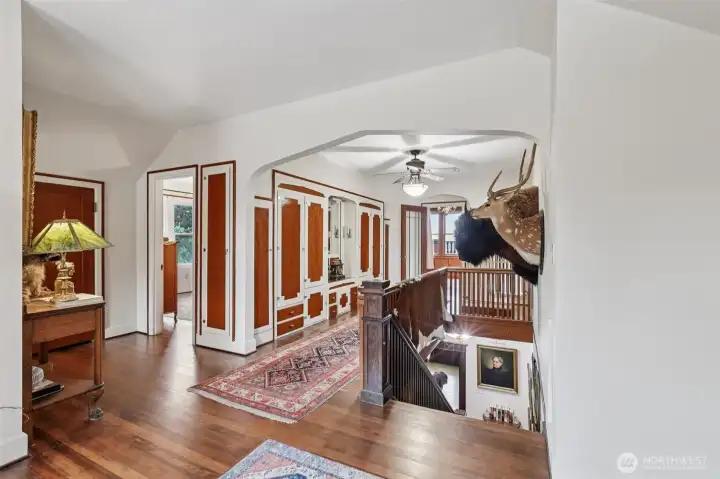 Beautiful built-ins throughout the whole house.