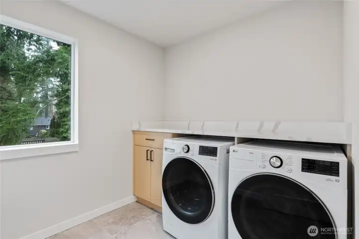 Dedicated laundry room