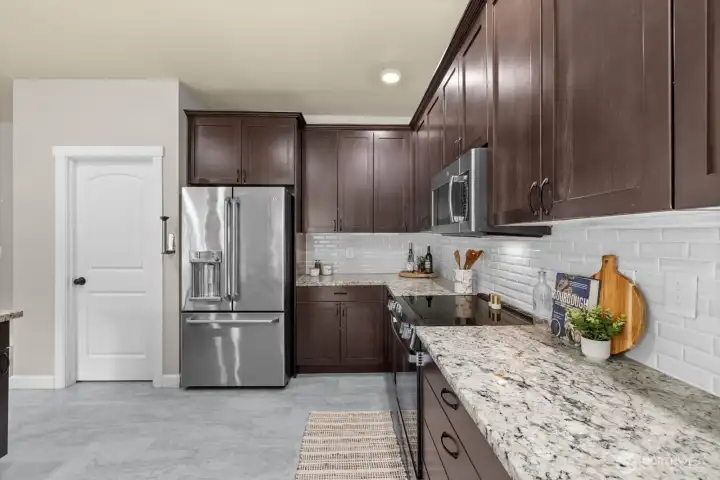 Stainless steel appliances!