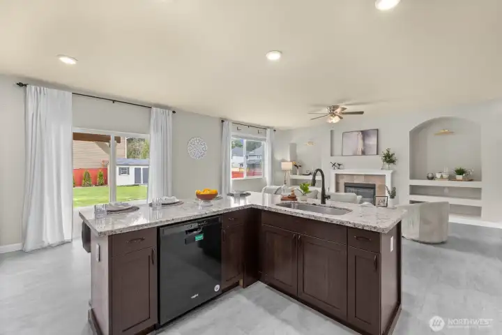 Tons of room for cooking and entertaining