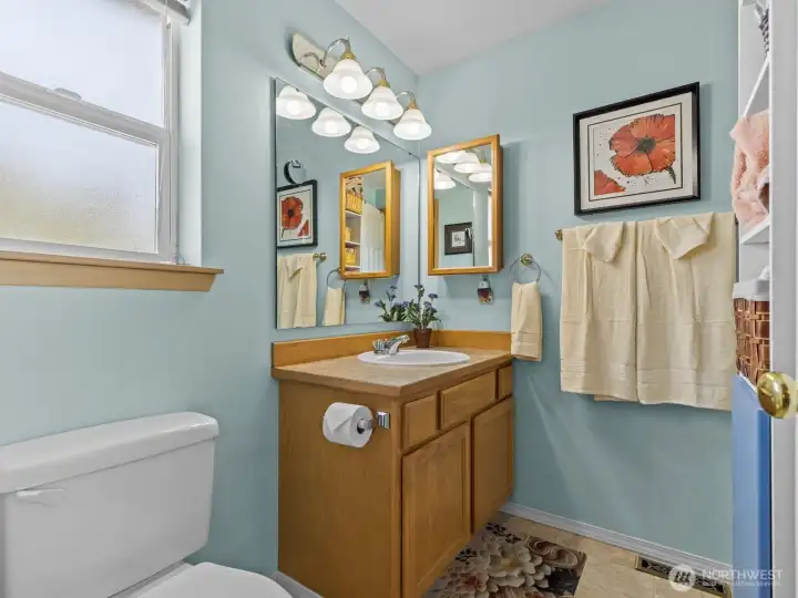 You'll also have an ensuite 3/4 bathroom.