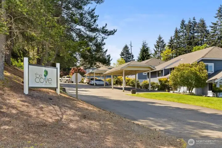 Welcome to the cove. Only 20 units and 5 buildings
