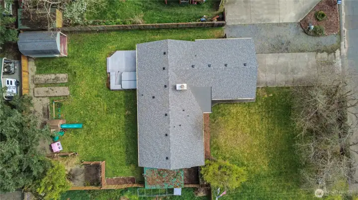 Great drone view.  Don’t miss the garden!  Green roof in center is covered “storage” area