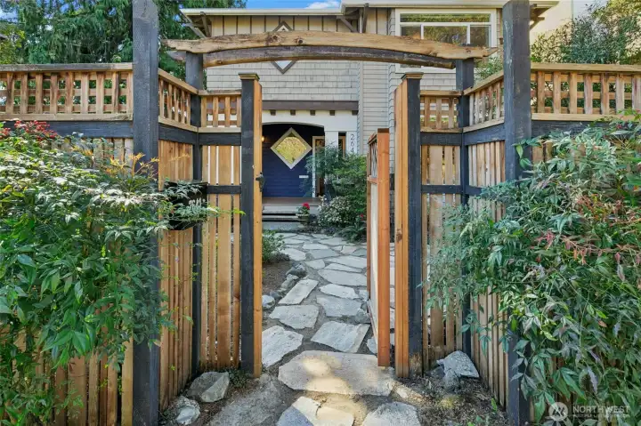 Enter into the Private Courtyard