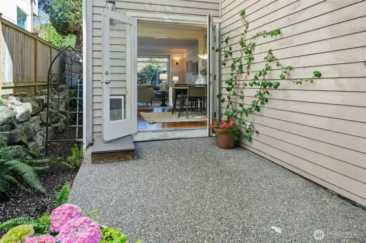 Patio off Dining room