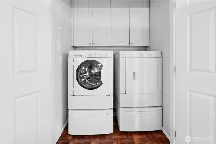Washer & Dryer on Main Level