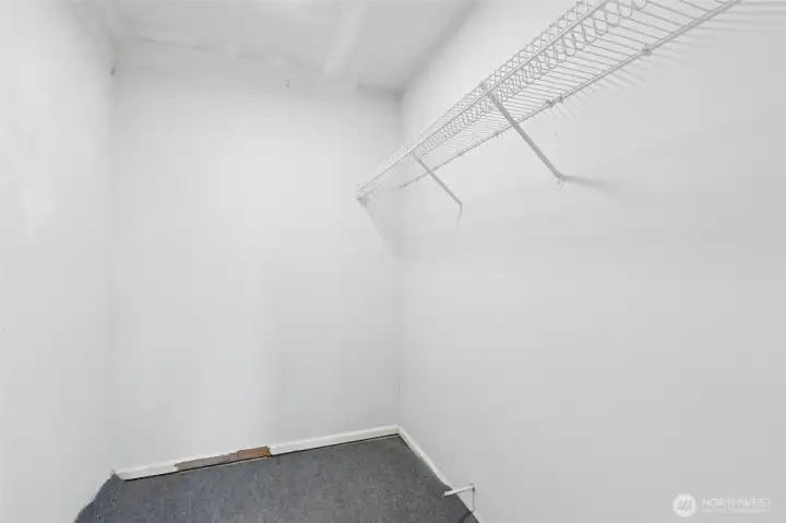 Closet on Upper Level Plumbed for Bathroom