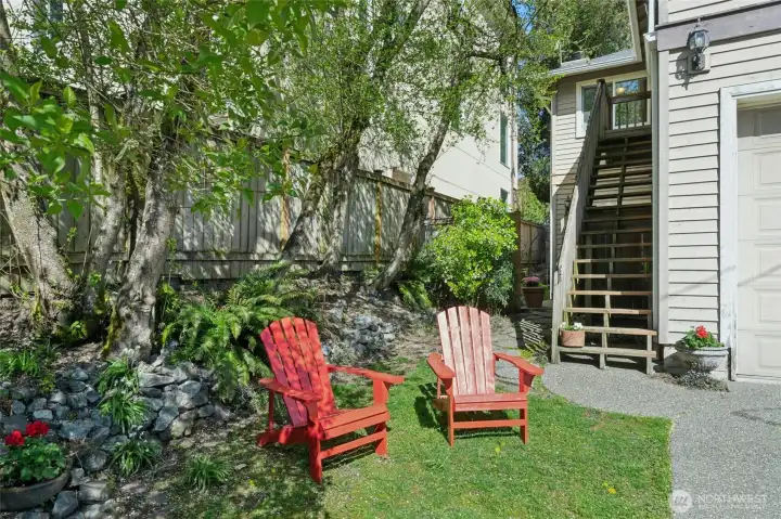 Grassy Area in Back of Lot