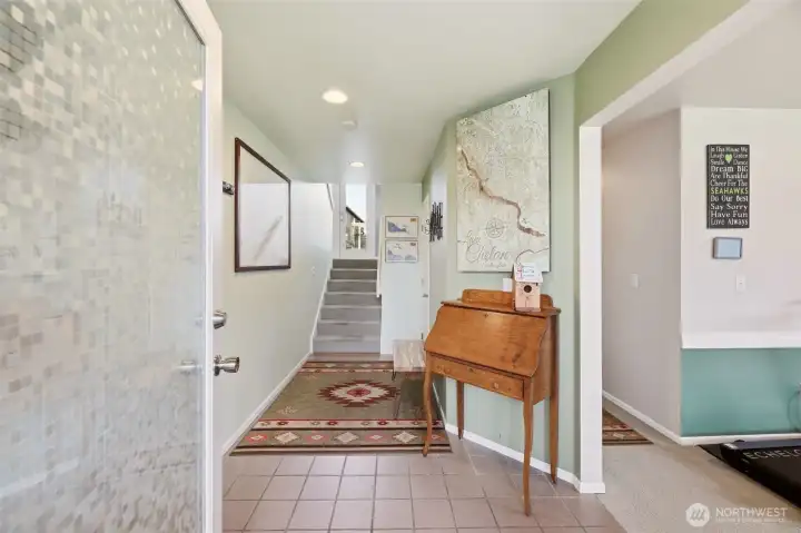Entrance on Lower level