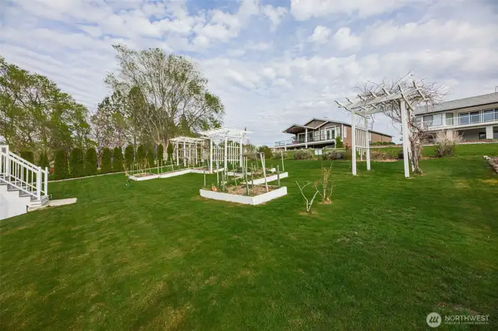 Raised beds for gardening