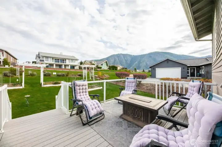 Follow the sun starting with sunrise on your back deck